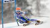 Tenth after first run Maria Pietilae-Holmner of Sweden skiing in first run of Women giant slalom race of Audi FIS alpine skiing World Cup in Maribor, Slovenia. Giant slalom race of Women Audi FIS Alpine skiing World Cup 2009-10 was held in Maribor, Slovenia, on 16th of January 2010.
