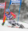 Sixth after first run Viktoria Rebensburg of Germany skiing in first run of Women giant slalom race of Audi FIS alpine skiing World Cup in Maribor, Slovenia. Giant slalom race of Women Audi FIS Alpine skiing World Cup 2009-10 was held in Maribor, Slovenia, on 16th of January 2010.
