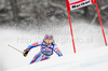 Marion Bertrand of France skiing in first run of Women giant slalom race of Audi FIS alpine skiing World Cup in Maribor, Slovenia. Giant slalom race of Women Audi FIS Alpine skiing World Cup 2009-10 was held in Maribor, Slovenia, on 16th of January 2010.

