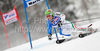 Camilla Alfieri of Italy skiing in first run of Women giant slalom race of Audi FIS alpine skiing World Cup in Maribor, Slovenia. Giant slalom race of Women Audi FIS Alpine skiing World Cup 2009-10 was held in Maribor, Slovenia, on 16th of January 2010.
