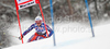 Chemmy Alcott of Great Britain skiing in first run of Women giant slalom race of Audi FIS alpine skiing World Cup in Maribor, Slovenia. Giant slalom race of Women Audi FIS Alpine skiing World Cup 2009-10 was held in Maribor, Slovenia, on 16th of January 2010.

