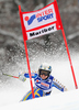 Jessica Lindell-Vikarby of Sweden skiing in first run of Women giant slalom race of Audi FIS alpine skiing World Cup in Maribor, Slovenia. Giant slalom race of Women Audi FIS Alpine skiing World Cup 2009-10 was held in Maribor, Slovenia, on 16th of January 2010.
