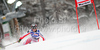 Ramona Siebenhofer of Austria skiing in first run of Women giant slalom race of Audi FIS alpine skiing World Cup in Maribor, Slovenia. Giant slalom race of Women Audi FIS Alpine skiing World Cup 2009-10 was held in Maribor, Slovenia, on 16th of January 2010.
