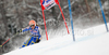 Sara Hector of Sweden skiing in first run of Women giant slalom race of Audi FIS alpine skiing World Cup in Maribor, Slovenia. Giant slalom race of Women Audi FIS Alpine skiing World Cup 2009-10 was held in Maribor, Slovenia, on 16th of January 2010.
