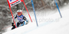 Mona Loeseth of Norway skiing in first run of Women giant slalom race of Audi FIS alpine skiing World Cup in Maribor, Slovenia. Giant slalom race of Women Audi FIS Alpine skiing World Cup 2009-10 was held in Maribor, Slovenia, on 16th of January 2010.
