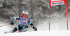 Lotte Smiseth Sejersted of Norway skiing in first run of Women giant slalom race of Audi FIS alpine skiing World Cup in Maribor, Slovenia. Giant slalom race of Women Audi FIS Alpine skiing World Cup 2009-10 was held in Maribor, Slovenia, on 16th of January 2010.
