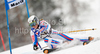 Anne-Sophie Barthet of France skiing in first run of Women giant slalom race of Audi FIS alpine skiing World Cup in Maribor, Slovenia. Giant slalom race of Women Audi FIS Alpine skiing World Cup 2009-10 was held in Maribor, Slovenia, on 16th of January 2010.
