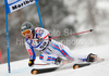 Anemone Marmottan of France skiing in first run of Women giant slalom race of Audi FIS alpine skiing World Cup in Maribor, Slovenia. Giant slalom race of Women Audi FIS Alpine skiing World Cup 2009-10 was held in Maribor, Slovenia, on 16th of January 2010.
