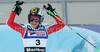 Winner Kathrin Zettel of Austria reacts in finish of second run of Women giant slalom race of Audi FIS alpine skiing World Cup in Maribor, Slovenia. Giant slalom race of Women Audi FIS Alpine skiing World Cup 2009-10 was held in Maribor, Slovenia, on 16th of January 2010.
