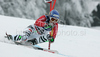 Viktoria Rebensburg of Germany skiing in second run of Women giant slalom race of Audi FIS alpine skiing World Cup in Maribor, Slovenia. Giant slalom race of Women Audi FIS Alpine skiing World Cup 2009-10 was held in Maribor, Slovenia, on 16th of January 2010.

