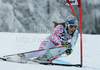 Lindsey Vonn of USA skiing in second run of Women giant slalom race of Audi FIS alpine skiing World Cup in Maribor, Slovenia. Giant slalom race of Women Audi FIS Alpine skiing World Cup 2009-10 was held in Maribor, Slovenia, on 16th of January 2010.
