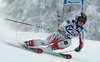 Winner Kathrin Zettel of Austria skiing in second run of Women giant slalom race of Audi FIS alpine skiing World Cup in Maribor, Slovenia. Giant slalom race of Women Audi FIS Alpine skiing World Cup 2009-10 was held in Maribor, Slovenia, on 16th of January 2010.
