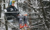 Tanja Poutiainen of Finland on ski lift before first run of Women giant slalom race of Audi FIS alpine skiing World Cup in Maribor, Slovenia. Giant slalom race of Women Audi FIS Alpine skiing World Cup 2009-10 was held in Maribor, Slovenia, on 16th of January 2010.
