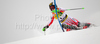 Second after first run Kathrin Zettel of Austria skiing in first run of Women slalom race of Audi FIS alpine skiing World Cup in Maribor, Slovenia. Slalom race of Women Audi FIS Alpine skiing World Cup 2009-10 was held in Maribor, Slovenia, on 17th of January 2010.
