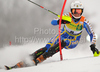 Frida Hansdotter of Sweden skiing in first run of Women slalom race of Audi FIS alpine skiing World Cup in Maribor, Slovenia. Slalom race of Women Audi FIS Alpine skiing World Cup 2009-10 was held in Maribor, Slovenia, on 17th of January 2010.
