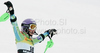 Second placed Tina Maze of Slovenia reacts in finish of second run of Women slalom race of Audi FIS alpine skiing World Cup in Maribor, Slovenia. Slalom race of Women Audi FIS Alpine skiing World Cup 2009-10 was held in Maribor, Slovenia, on 17th of January 2010.
