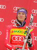 Third placed Maria Riesch of Germany celebrates her medal won in Women slalom race of Audi FIS alpine skiing World Cup in Maribor, Slovenia. Slalom race of Women Audi FIS Alpine skiing World Cup 2009-10 was held in Maribor, Slovenia, on 17th of January 2010.
