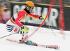 Susanne Riesch of Germany skiing in second run of Women slalom race of Audi FIS alpine skiing World Cup in Maribor, Slovenia. Slalom race of Women Audi FIS Alpine skiing World Cup 2009-10 was held in Maribor, Slovenia, on 17th of January 2010.
