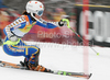 Maria Pietilae-Holmner of Sweden skiing in second run of Women slalom race of Audi FIS alpine skiing World Cup in Maribor, Slovenia. Slalom race of Women Audi FIS Alpine skiing World Cup 2009-10 was held in Maribor, Slovenia, on 17th of January 2010.
