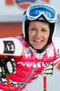 Stefanie Koehle of Austria looks on after the womens alpine ski World Cup Giant Slalom race in Cortina dAmpezzo, Italy, Sunday, January 24, 2010.
