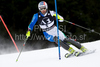 Manfred Moelgg (ITA) attacks a control gate while competing in the mens Hahnenkamm slalom race part of the  70th Hahnenkamm Rennen race weekend, which is a fixture on the 2009/10 Audi FIS Alpine Skiing World Cup. Slalom race of men Audi FIS Alpine skiing World cup was held in Kitzbuhel, Austria, on 24th of January 2010.
