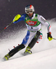 Fifth after first run Manfred Moelgg of Italy skiing in first run of Men Night slalom race of Audi FIS alpine skiing World Cup in Schladming, Austria. Slalom race of Men Audi FIS Alpine skiing World Cup 2009-10 was held in Schladming, Austria, on 26th of January 2010.
