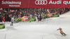 Fifth placed Julien Cousineau of Canada skiing in second run of Men Night slalom race of Audi FIS alpine skiing World Cup in Schladming, Austria. Slalom race of Men Audi FIS Alpine skiing World Cup 2009-10 was held in Schladming, Austria, on 26th of January 2010.

