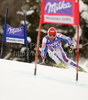 Ninth after first run Cyprien Richard of France skiing in first run of Men giant slalom race of Audi FIS alpine skiing World Cup in Kranjska Gora, Slovenia. Giant slalom race of Men Audi FIS Alpine skiing World Cup 2009-10, which substituted canceled giant slalom race from Adelboden, Switzerland, was held on Friday in Kranjska Gora, Slovenia, on 29th of January 2010.
