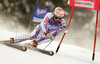 Gauthier De Tessieres of France skiing in first run of Men giant slalom race of Audi FIS alpine skiing World Cup in Kranjska Gora, Slovenia. Giant slalom race of Men Audi FIS Alpine skiing World Cup 2009-10, which substituted canceled giant slalom race from Adelboden, Switzerland, was held on Friday in Kranjska Gora, Slovenia, on 29th of January 2010.
