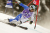 Alberto Schieppati of Italy skiing in first run of Men giant slalom race of Audi FIS alpine skiing World Cup in Kranjska Gora, Slovenia. Giant slalom race of Men Audi FIS Alpine skiing World Cup 2009-10, which substituted canceled giant slalom race from Adelboden, Switzerland, was held on Friday in Kranjska Gora, Slovenia, on 29th of January 2010.
