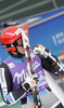 Third placed Kjetil Jansrud of Norway reacts in finish of second run of Men giant slalom race of Audi FIS alpine skiing World Cup in Kranjska Gora, Slovenia. Giant slalom race of Men Audi FIS Alpine skiing World Cup 2009-10, which substituted canceled giant slalom race from Adelboden, Switzerland, was held on Friday in Kranjska Gora, Slovenia, on 29th of January 2010.
