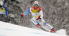 Third after first run Carlo Janka of Switzerland skiing in first run of second Men giant slalom race of Audi FIS alpine skiing World Cup in Kranjska Gora, Slovenia. Second giant slalom race of Men Audi FIS Alpine skiing World Cup 2009-10, was held on Saturday in Kranjska Gora, Slovenia, on 30th of January 2010.

