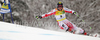Fifth after first run Marcel Hirscher of Austria skiing in first run of second Men giant slalom race of Audi FIS alpine skiing World Cup in Kranjska Gora, Slovenia. Second giant slalom race of Men Audi FIS Alpine skiing World Cup 2009-10, was held on Saturday in Kranjska Gora, Slovenia, on 30th of January 2010.

