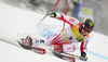 Fifth after first run Marcel Hirscher of Austria skiing in first run of second Men giant slalom race of Audi FIS alpine skiing World Cup in Kranjska Gora, Slovenia. Second giant slalom race of Men Audi FIS Alpine skiing World Cup 2009-10, was held on Saturday in Kranjska Gora, Slovenia, on 30th of January 2010.
