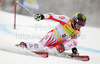 Fifth after first run Marcel Hirscher of Austria skiing in first run of second Men giant slalom race of Audi FIS alpine skiing World Cup in Kranjska Gora, Slovenia. Second giant slalom race of Men Audi FIS Alpine skiing World Cup 2009-10, was held on Saturday in Kranjska Gora, Slovenia, on 30th of January 2010.
