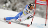Michael Gufler of Italy skiing in first run of second Men giant slalom race of Audi FIS alpine skiing World Cup in Kranjska Gora, Slovenia. Second giant slalom race of Men Audi FIS Alpine skiing World Cup 2009-10, was held on Saturday in Kranjska Gora, Slovenia, on 30th of January 2010.
