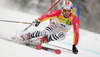 Felix Neureuther of Germany skiing in first run of second Men giant slalom race of Audi FIS alpine skiing World Cup in Kranjska Gora, Slovenia. Second giant slalom race of Men Audi FIS Alpine skiing World Cup 2009-10, was held on Saturday in Kranjska Gora, Slovenia, on 30th of January 2010.
