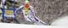 Anthony Obert of France skiing in first run of second Men giant slalom race of Audi FIS alpine skiing World Cup in Kranjska Gora, Slovenia. Second giant slalom race of Men Audi FIS Alpine skiing World Cup 2009-10, was held on Saturday in Kranjska Gora, Slovenia, on 30th of January 2010.
