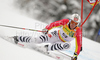 Fritz Dopfer of Germany skiing in first run of second Men giant slalom race of Audi FIS alpine skiing World Cup in Kranjska Gora, Slovenia. Second giant slalom race of Men Audi FIS Alpine skiing World Cup 2009-10, was held on Saturday in Kranjska Gora, Slovenia, on 30th of January 2010.

