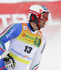 Fifth placed Davide Simoncelli of Italy reacts in finish of second run of second Men giant slalom race of Audi FIS alpine skiing World Cup in Kranjska Gora, Slovenia. Second giant slalom race of Men Audi FIS Alpine skiing World Cup 2009-10, was held on Saturday in Kranjska Gora, Slovenia, on 30th of January 2010.
