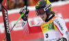 Winner Marcel Hirscher of Austria reacts in finish of second run of second Men giant slalom race of Audi FIS alpine skiing World Cup in Kranjska Gora, Slovenia. Second giant slalom race of Men Audi FIS Alpine skiing World Cup 2009-10, was held on Saturday in Kranjska Gora, Slovenia, on 30th of January 2010.
