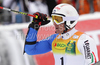 Fourth placed Massimiliano Blardone of Italy reacts in finish of second run of second Men giant slalom race of Audi FIS alpine skiing World Cup in Kranjska Gora, Slovenia. Second giant slalom race of Men Audi FIS Alpine skiing World Cup 2009-10, was held on Saturday in Kranjska Gora, Slovenia, on 30th of January 2010.
