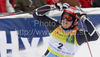 Second placed Kjetil Jansrud of Norway reacts in finish of second run of second Men giant slalom race of Audi FIS alpine skiing World Cup in Kranjska Gora, Slovenia. Second giant slalom race of Men Audi FIS Alpine skiing World Cup 2009-10, was held on Saturday in Kranjska Gora, Slovenia, on 30th of January 2010.
