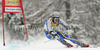 Markus Larsson of Sweden skiing in second run of second Men giant slalom race of Audi FIS alpine skiing World Cup in Kranjska Gora, Slovenia. Second giant slalom race of Men Audi FIS Alpine skiing World Cup 2009-10, was held on Saturday in Kranjska Gora, Slovenia, on 30th of January 2010.
