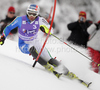Manfred Moelgg of Italy skiing in first run of Men slalom race of Audi FIS alpine skiing World Cup in Kranjska Gora, Slovenia. Slalom race of Men Audi FIS Alpine skiing World Cup 2009-10, was held on Sunday in Kranjska Gora, Slovenia, on 31st of January 2010.
