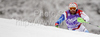 Sixth after first run Silvan Zurbriggen of Switzerland skiing in first run of Men slalom race of Audi FIS alpine skiing World Cup in Kranjska Gora, Slovenia. Slalom race of Men Audi FIS Alpine skiing World Cup 2009-10, was held on Sunday in Kranjska Gora, Slovenia, on 31st of January 2010.

