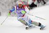 Sixth after first run Silvan Zurbriggen of Switzerland skiing in first run of Men slalom race of Audi FIS alpine skiing World Cup in Kranjska Gora, Slovenia. Slalom race of Men Audi FIS Alpine skiing World Cup 2009-10, was held on Sunday in Kranjska Gora, Slovenia, on 31st of January 2010.
