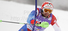 Sixth after first run Silvan Zurbriggen of Switzerland skiing in first run of Men slalom race of Audi FIS alpine skiing World Cup in Kranjska Gora, Slovenia. Slalom race of Men Audi FIS Alpine skiing World Cup 2009-10, was held on Sunday in Kranjska Gora, Slovenia, on 31st of January 2010.
