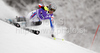 Seventh after first run Julien Lizeroux of France skiing in first run of Men slalom race of Audi FIS alpine skiing World Cup in Kranjska Gora, Slovenia. Slalom race of Men Audi FIS Alpine skiing World Cup 2009-10, was held on Sunday in Kranjska Gora, Slovenia, on 31st of January 2010.
