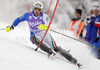 Leader after first run Giuliano Razzoli of Italy skiing in first run of Men slalom race of Audi FIS alpine skiing World Cup in Kranjska Gora, Slovenia. Slalom race of Men Audi FIS Alpine skiing World Cup 2009-10, was held on Sunday in Kranjska Gora, Slovenia, on 31st of January 2010.
